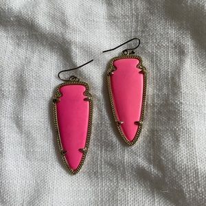 Pink Kendra Scott earrings